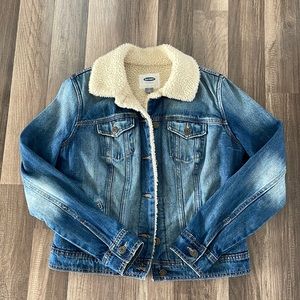 Old Navy Lined Winter Jean Jacket
